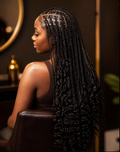 Boho Knotless Braids