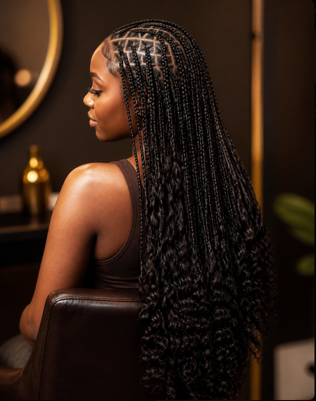 Boho Knotless Braids